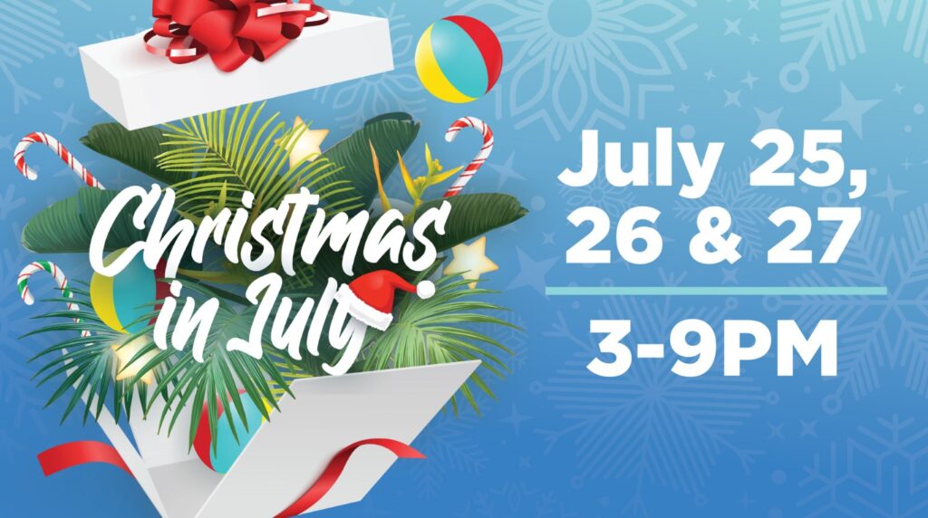 Christmas in July – Jenkinson’s Boardwalk